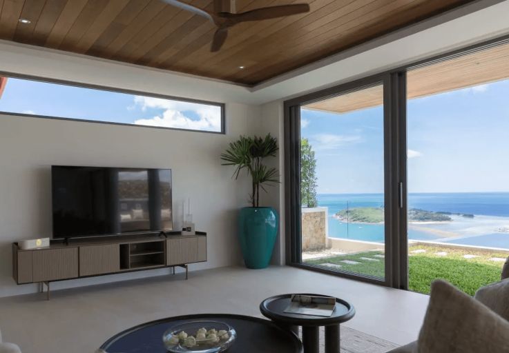 Contemporary 4 Bed Luxury Sea View Villas in Chaweng